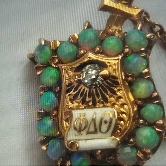 Antique 14k Univ. of Wisconsin 1912 Phi Delta Theta Pin - Picture 7 of 7